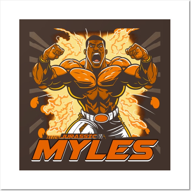 Jurassic Myles Wall Art by mbloomstine